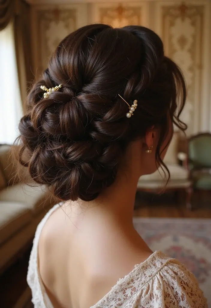 50 Gorgeous Hairstyles with Curly Hair That Pop - 50. Curly Hair in a Classic Updo