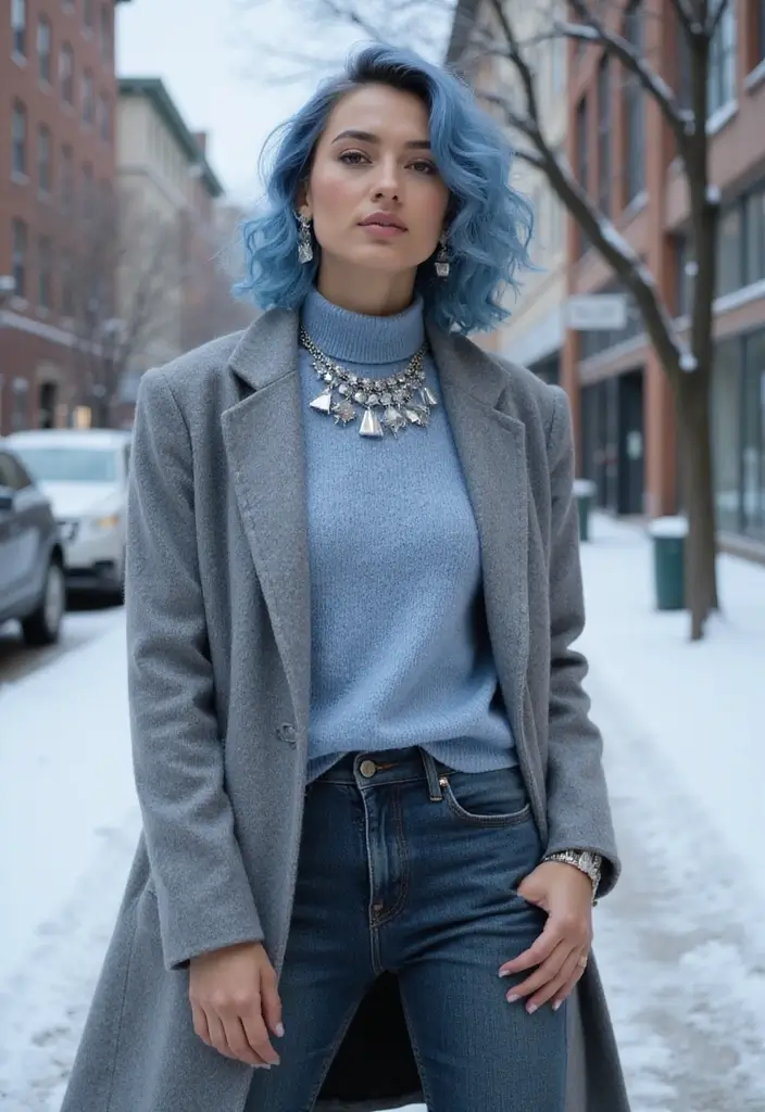50 Hair Color Ideas for Black Women That Turn Heads 18 50 Hair Color Ideas for Black Women That Turn Heads - 18. Icy Blue