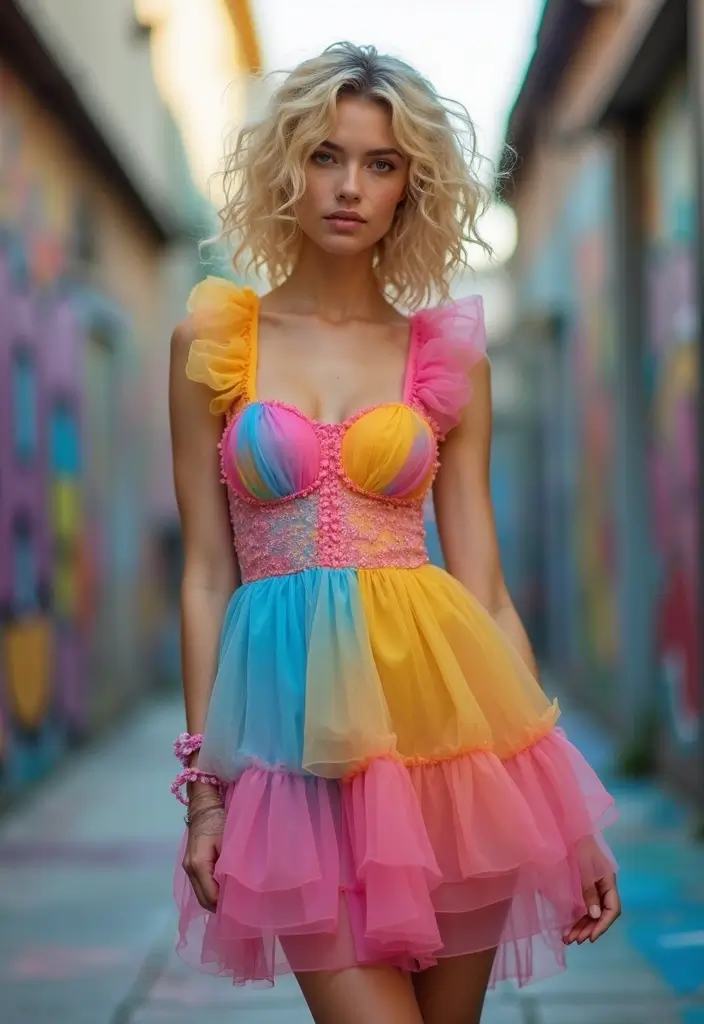 50 Hair Color Ideas for Blondes That Never Go Out of Style 44 50 Hair Color Ideas for Blondes That Never Go Out of Style - 43. Rainbow Blonde