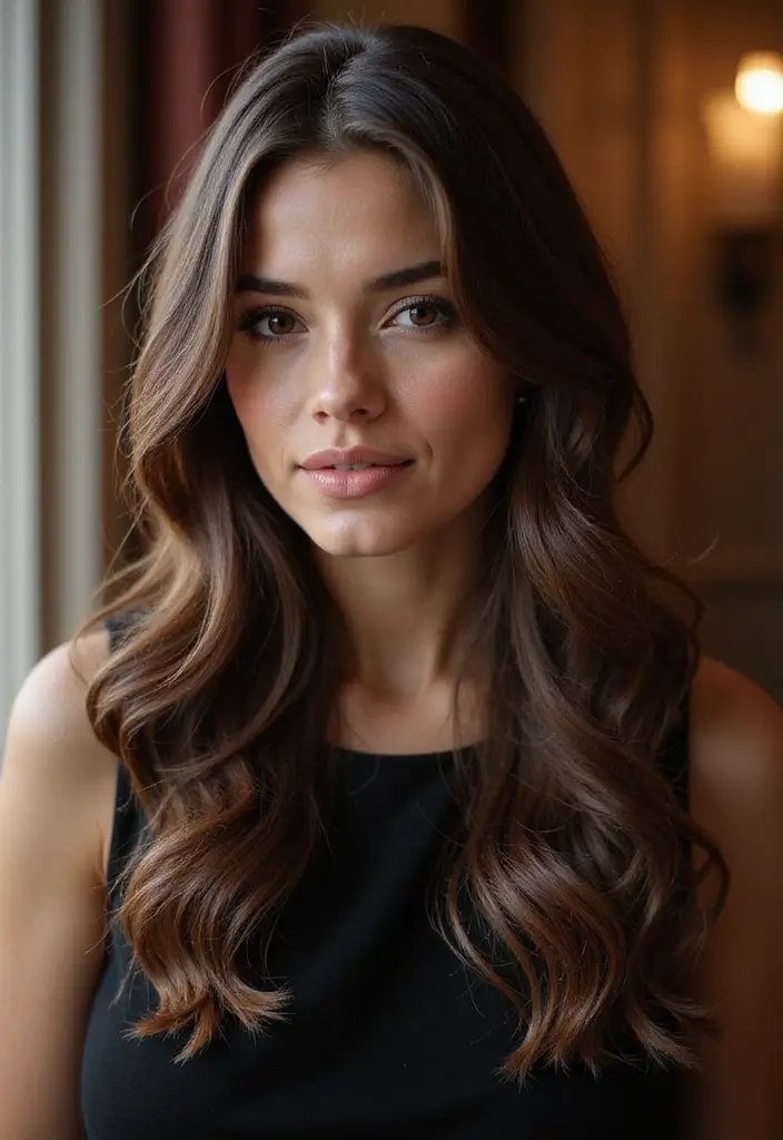 50 Hair Color Ideas for Brunettes That Always Work 20 50 Hair Color Ideas for Brunettes That Always Work - 20. Velvet Brown