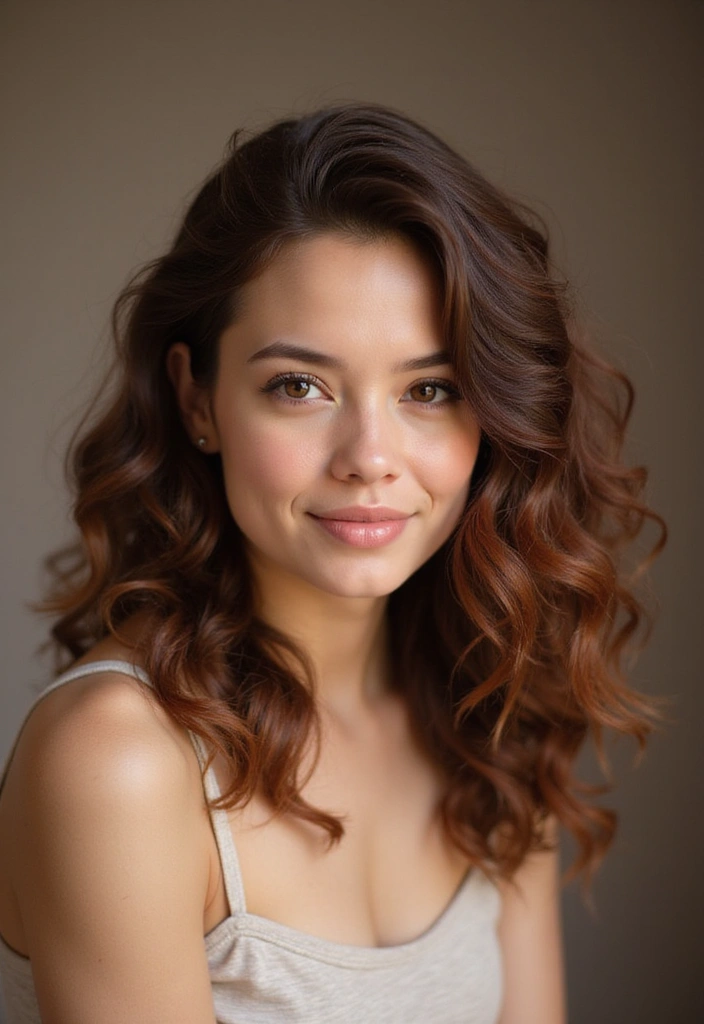 50 Hair Color Ideas for Brunettes That Always Work 28 50 Hair Color Ideas for Brunettes That Always Work - 28. Light Auburn Highlights on Brown