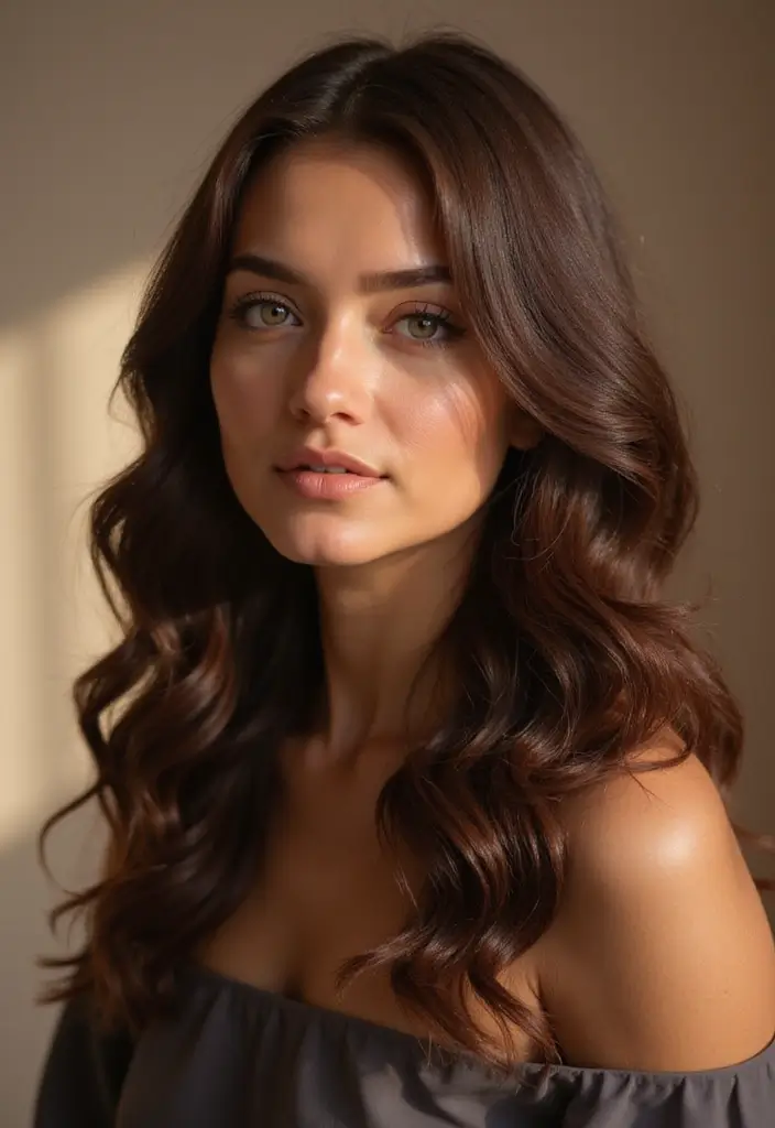 50 Hair Color Ideas for Brunettes That Always Work 46 50 Hair Color Ideas for Brunettes That Always Work - 46. Warm Cocoa Brown