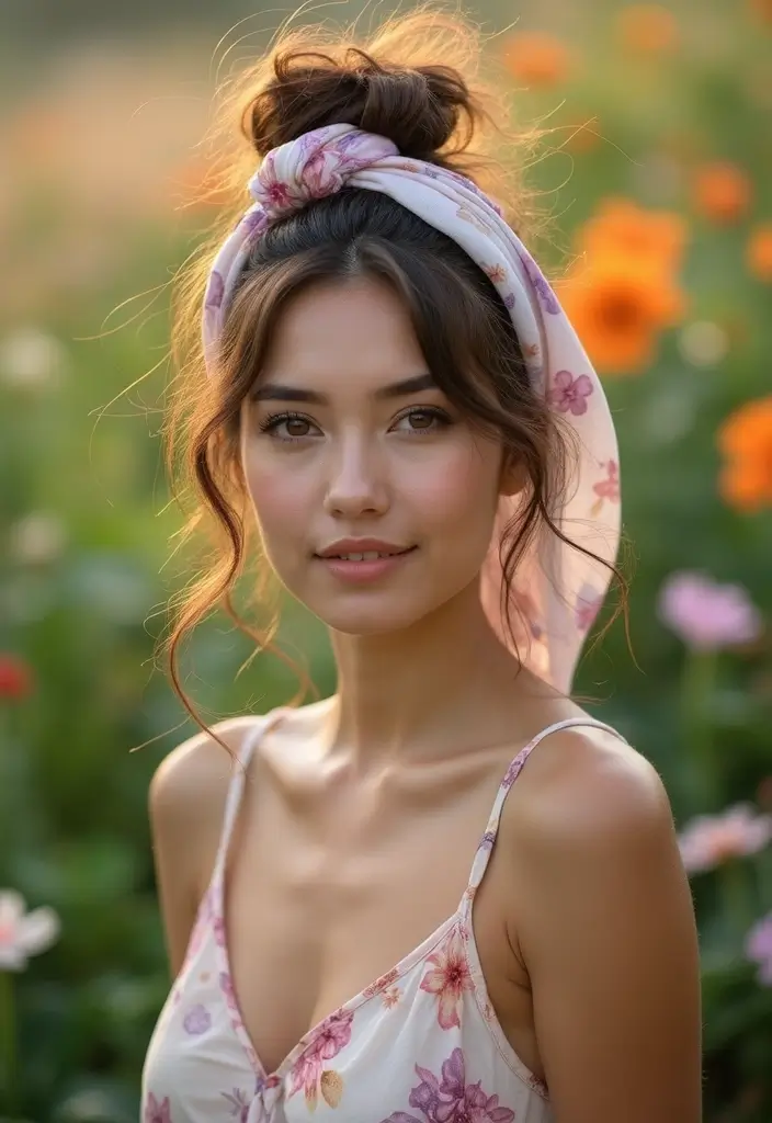 50 Hairstyles for Long Hair That Look Gorgeous Every Day 3 50 Hairstyles for Long Hair That Look Gorgeous Every Day - 3. Messy Bun with a Twist