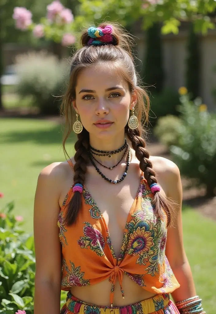 50 Hairstyles for Long Hair That Look Gorgeous Every Day 44 50 Hairstyles for Long Hair That Look Gorgeous Every Day - 43. Funky Knot and Braid