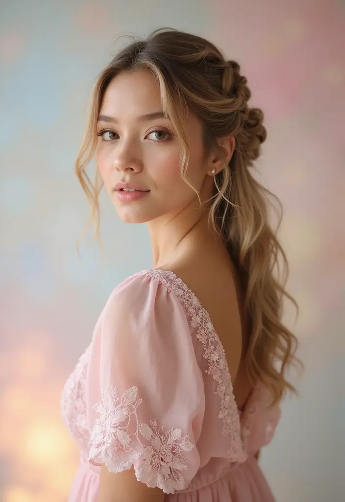 50 Hairstyles for Long Hair That Look Gorgeous Every Day 5 50 Hairstyles for Long Hair That Look Gorgeous Every Day - 5. Half-Up, Half-Down Twist