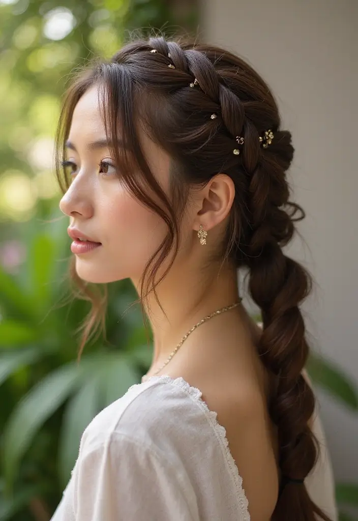 50 Hairstyles for Straight Hair That Always Look Polished - 13. Chic Fishtail Braid