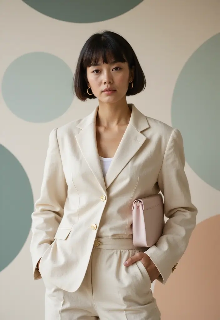 50 Hairstyles for Straight Hair That Always Look Polished - 18. Bowl Cut