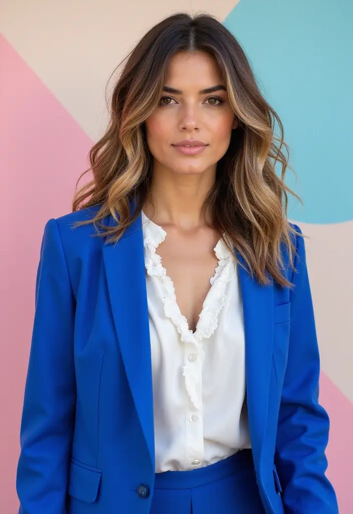 50 Hairstyles for Straight Hair That Always Look Polished - 29. Straight Hair with Chunky Highlights