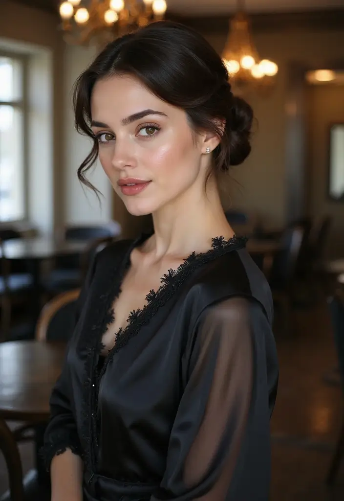50 Hairstyles for Straight Hair That Always Look Polished - 3. Classic French Twist