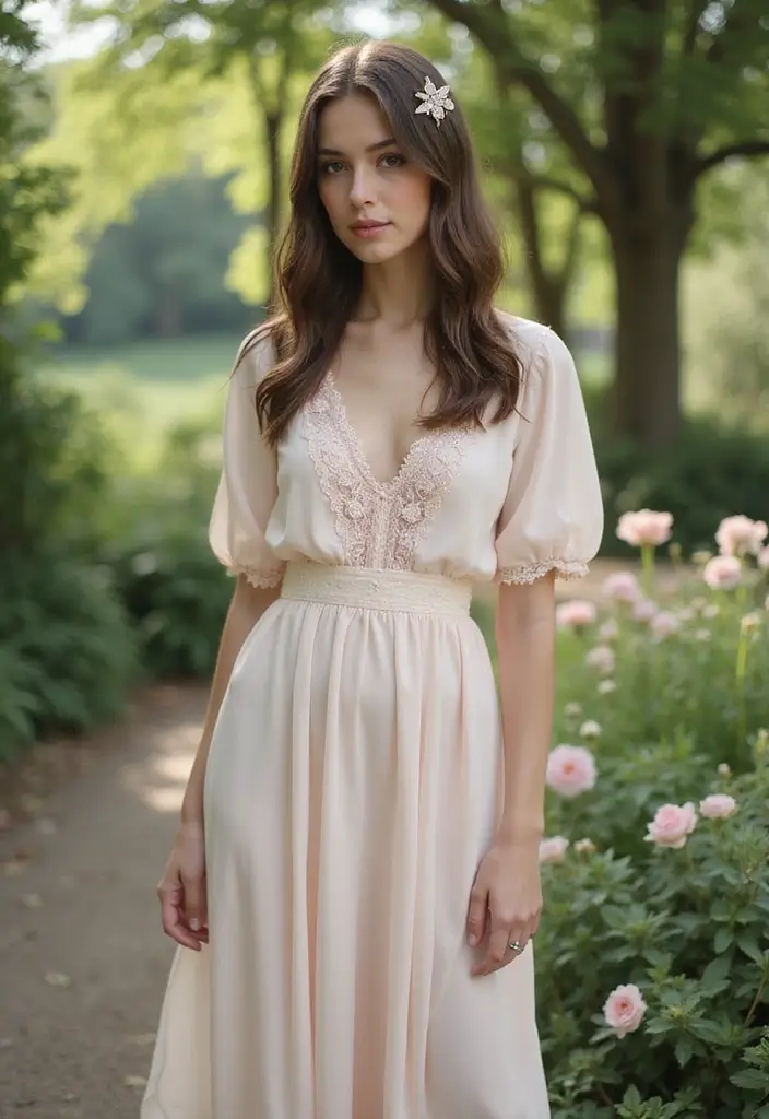 50 Hairstyles for Straight Hair That Always Look Polished - 43. Straight Hair with a Vintage Clip
