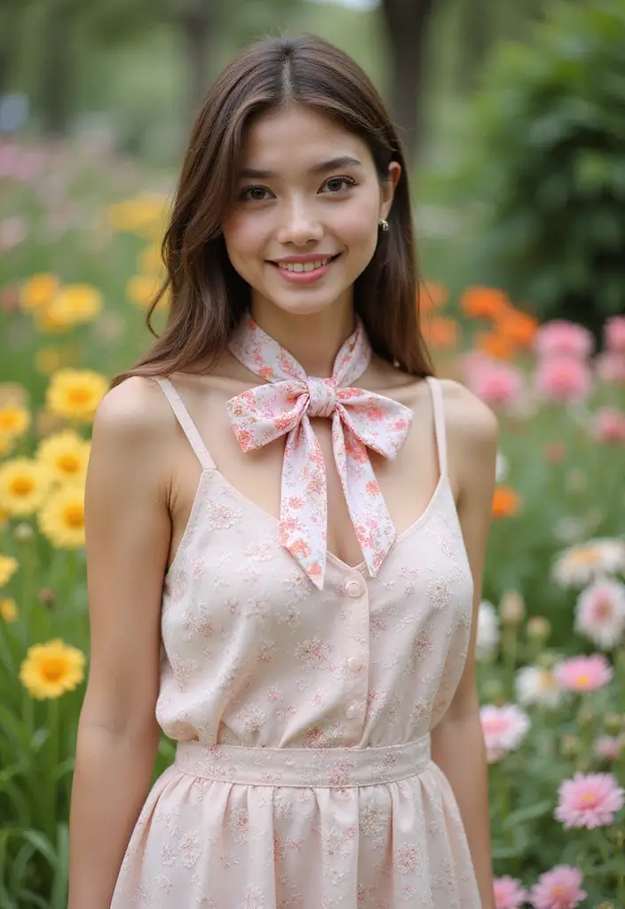 50 Hairstyles for Straight Hair That Always Look Polished - 44. Straight Hair with a Fun Bow Tie