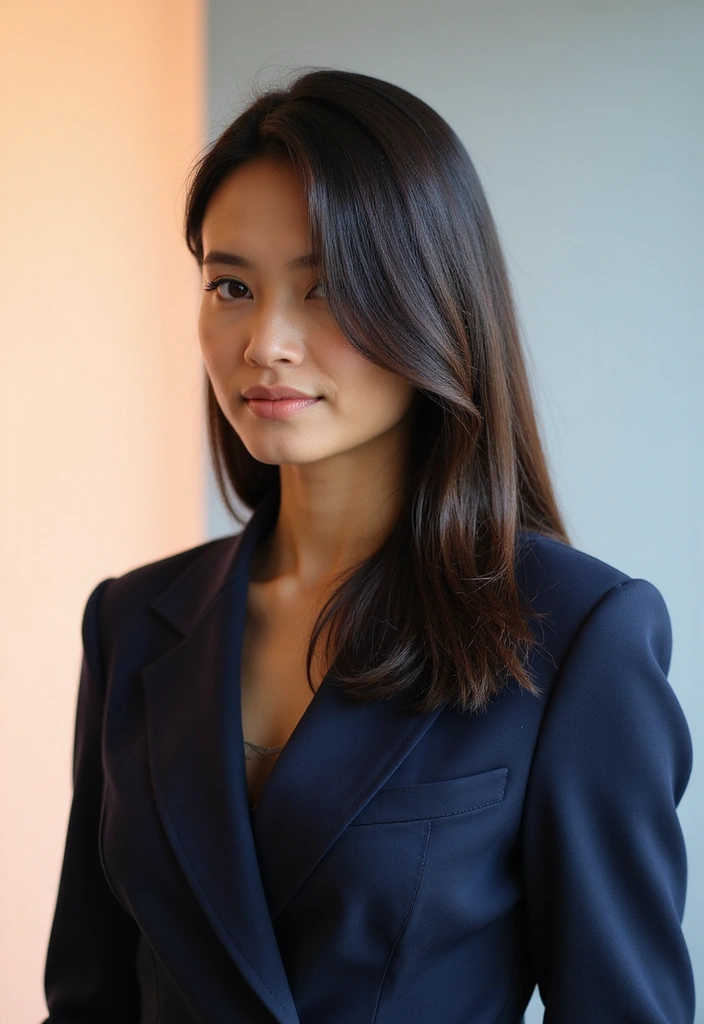 50 Hairstyles for Straight Hair That Always Look Polished - 7. Sleek Side Part