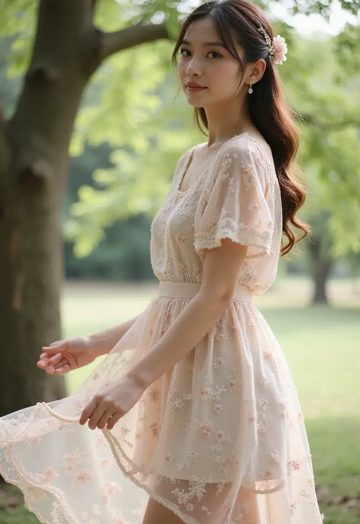 50 Half Up Half Down Bow Hairstyles That Look Cute - 23. Soft and Sweet Bow