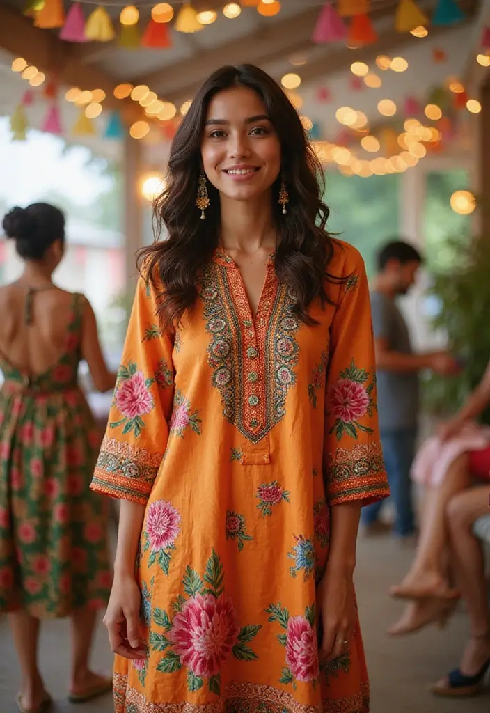 50 Kurti Hairstyles for Short Hair That Complete the Look 14 50 Kurti Hairstyles for Short Hair That Complete the Look - 14. Retro Bouncy Curls for a Stylish Flair