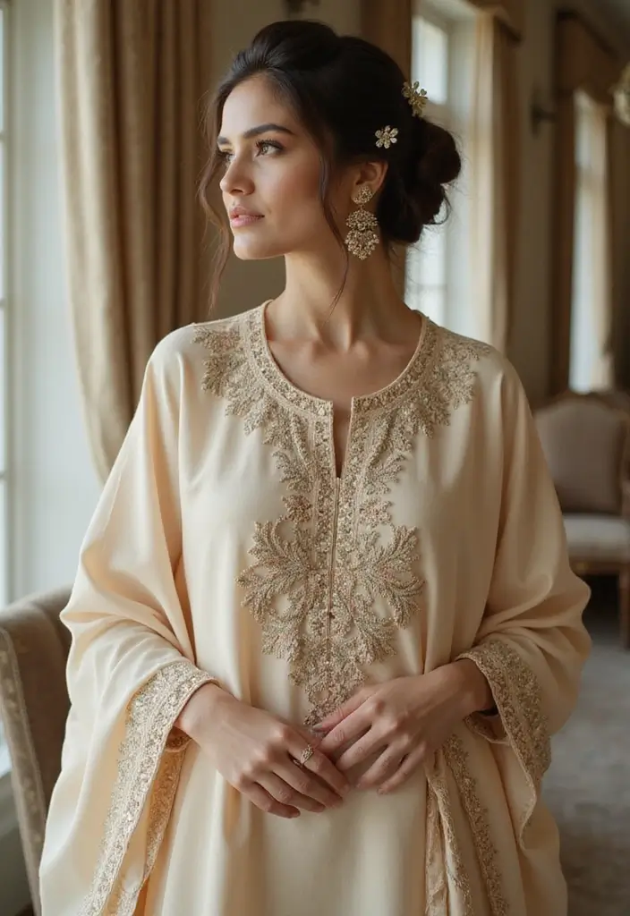 50 Kurti Hairstyles for Short Hair That Complete the Look 30 50 Kurti Hairstyles for Short Hair That Complete the Look - 29. Classy French Twist for Timeless Elegance