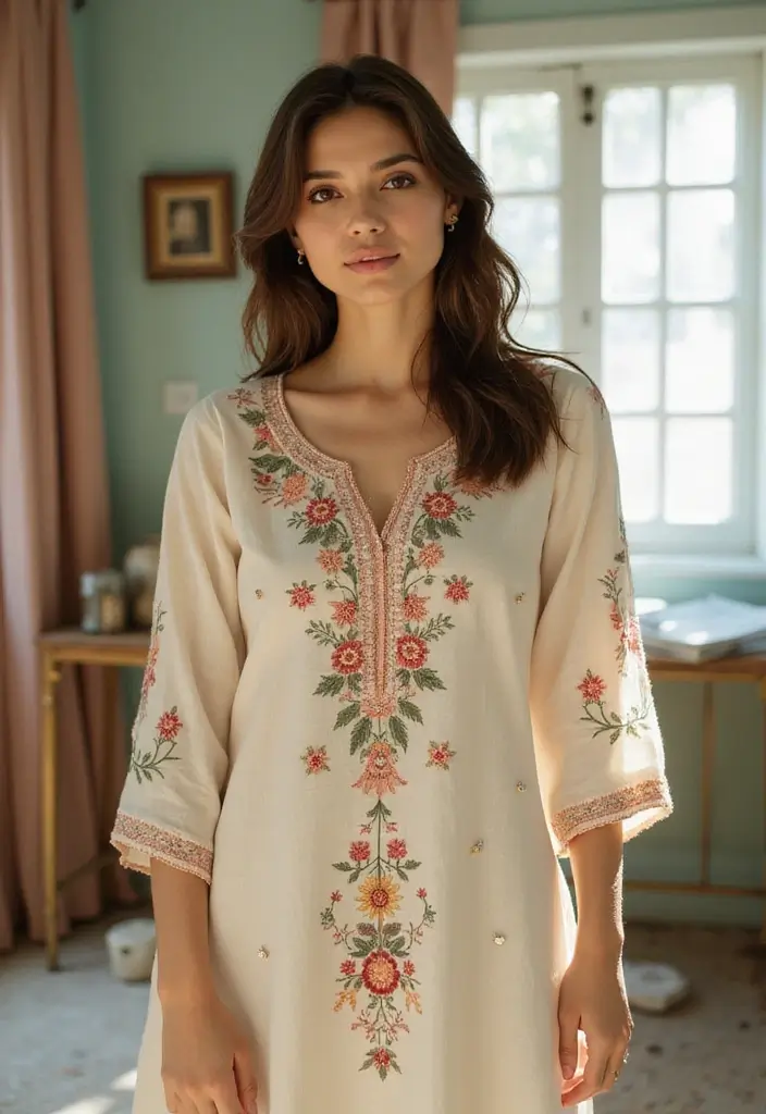 50 Kurti Hairstyles for Short Hair That Complete the Look 4 50 Kurti Hairstyles for Short Hair That Complete the Look - 4. Sleek Side Part for a Classy Edge