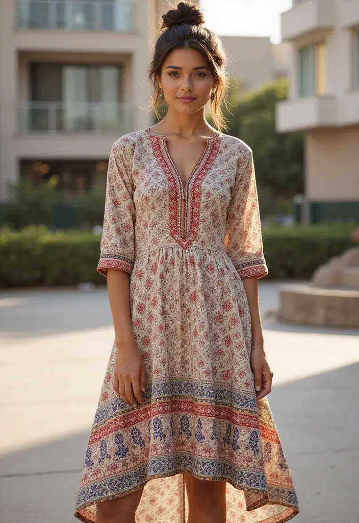 50 Kurti Hairstyles for Short Hair That Complete the Look 44 50 Kurti Hairstyles for Short Hair That Complete the Look - 43. Stylish Flat Twist for a Unique Look