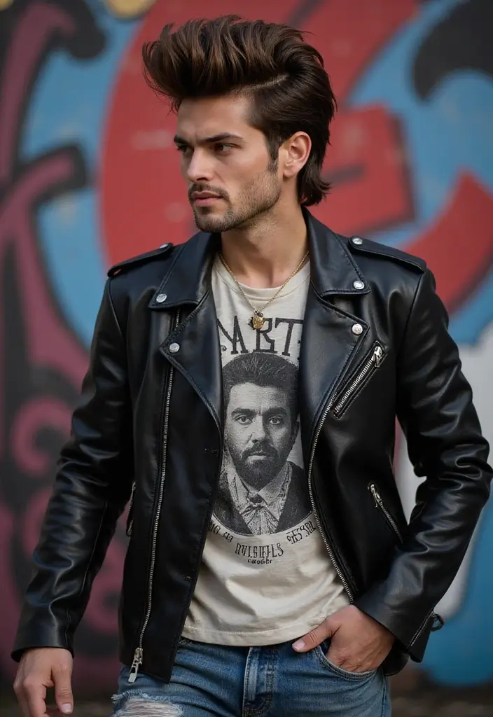 50 Modern Mullet Hairstyles for Men That Stand Out - 14. High Volume Mullet