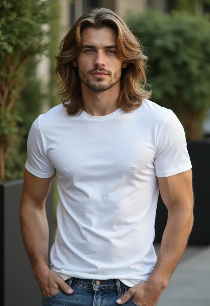 50 Modern Mullet Hairstyles for Men That Stand Out - 18. Long and Layered Mullet