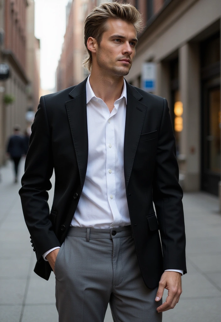 50 Modern Mullet Hairstyles for Men That Stand Out - 3. Fade Mullet