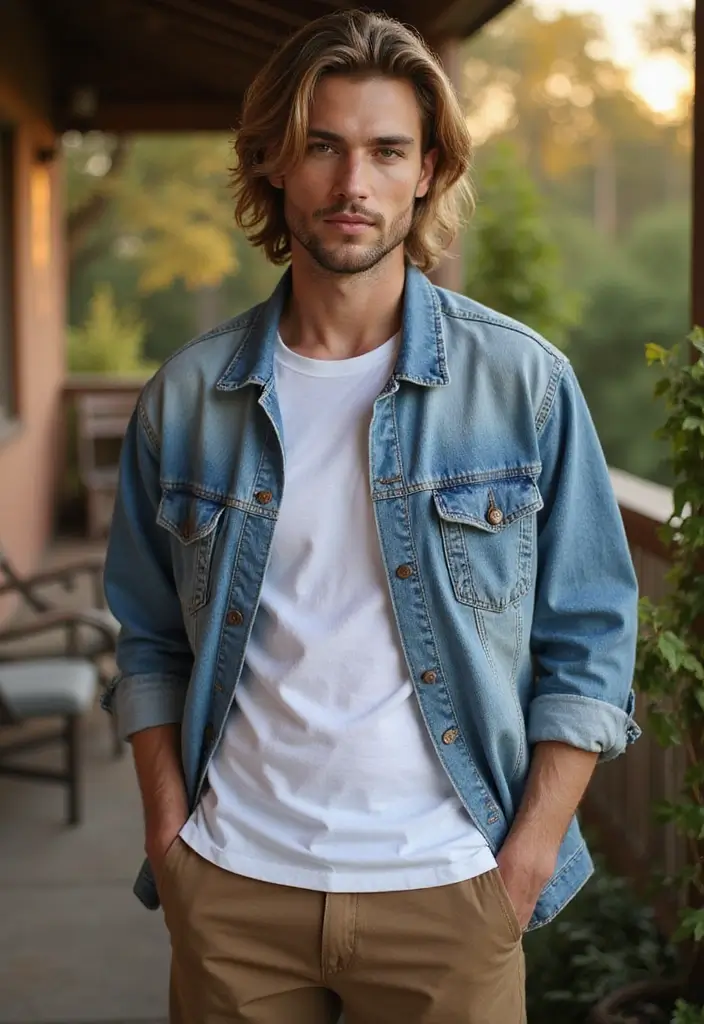 50 Modern Mullet Hairstyles for Men That Stand Out - 35. Mullet with a Wave