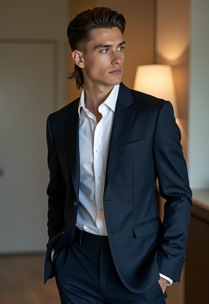 50 Modern Mullet Hairstyles for Men That Stand Out - 47. Mullet with Tapered Back