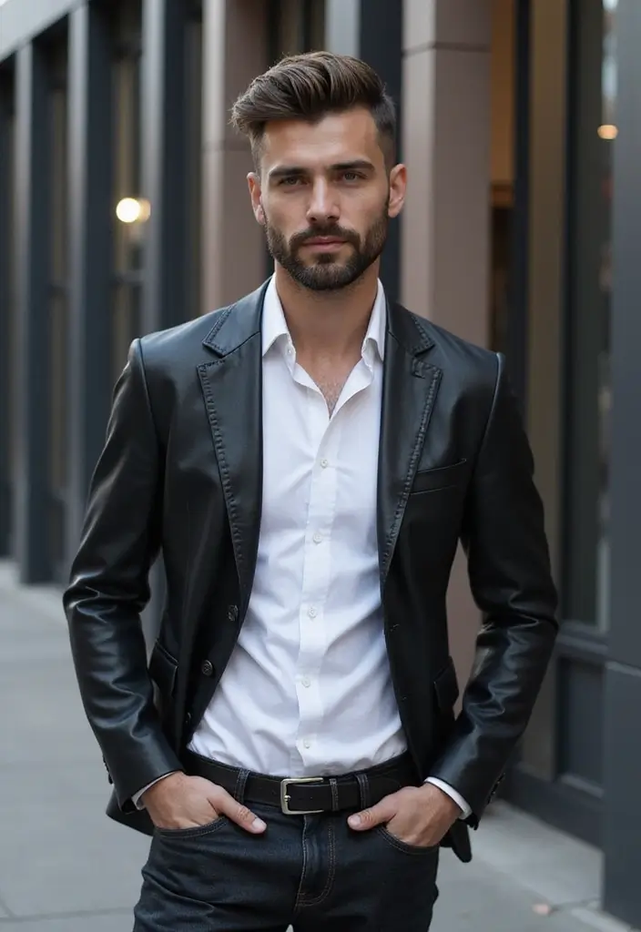 50 Modern Mullet Hairstyles for Men That Stand Out - 48. Mullet with a Short Fade