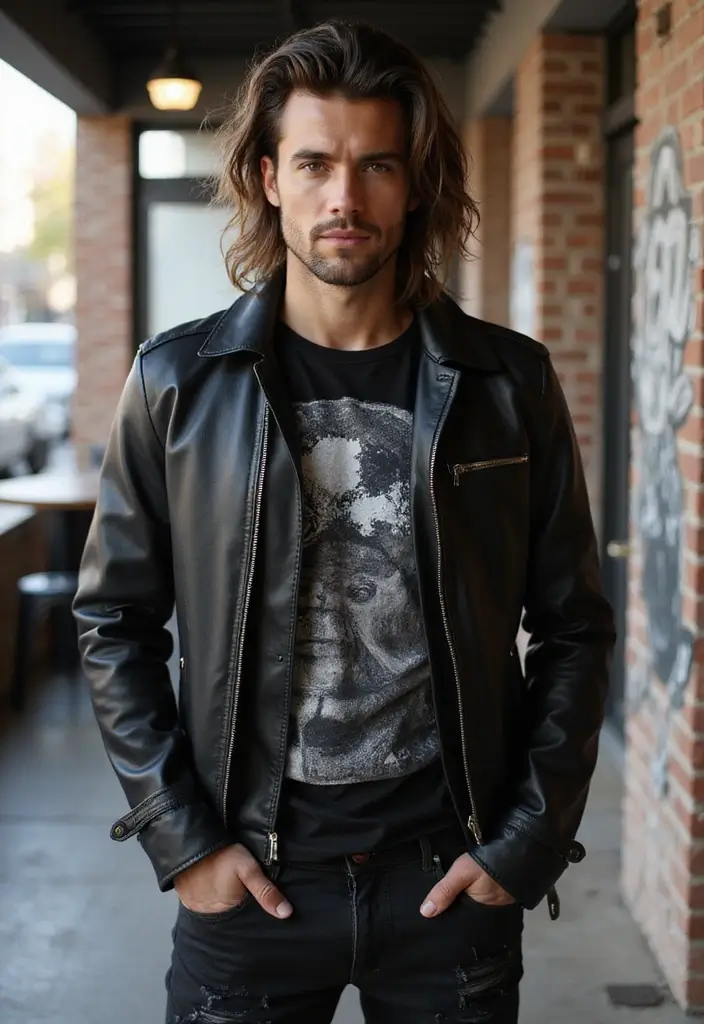 50 Modern Mullet Hairstyles for Men That Stand Out - 50. Mullet with a Long Front
