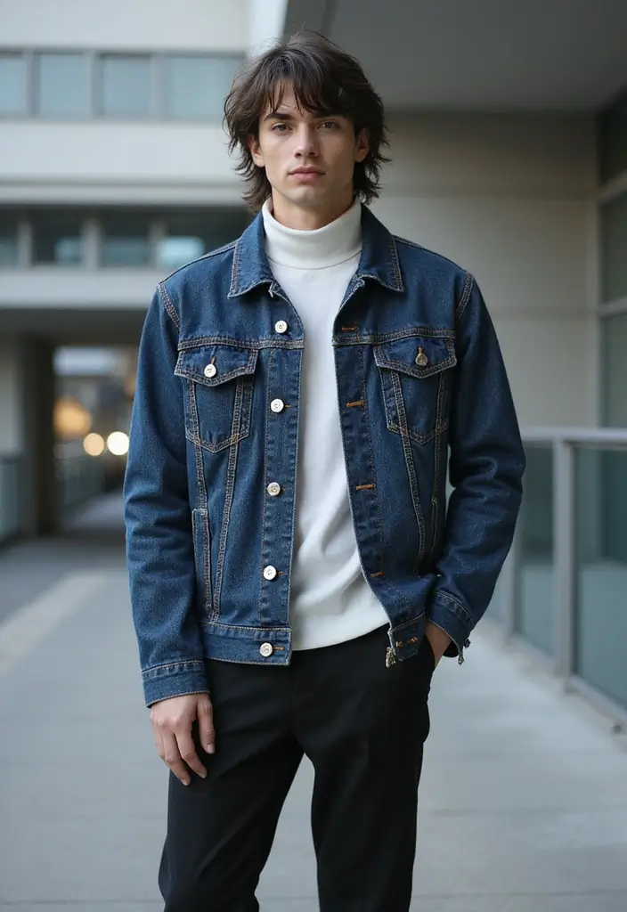 50 Modern Mullet Hairstyles for Men That Stand Out - 9. Mullet with Bangs