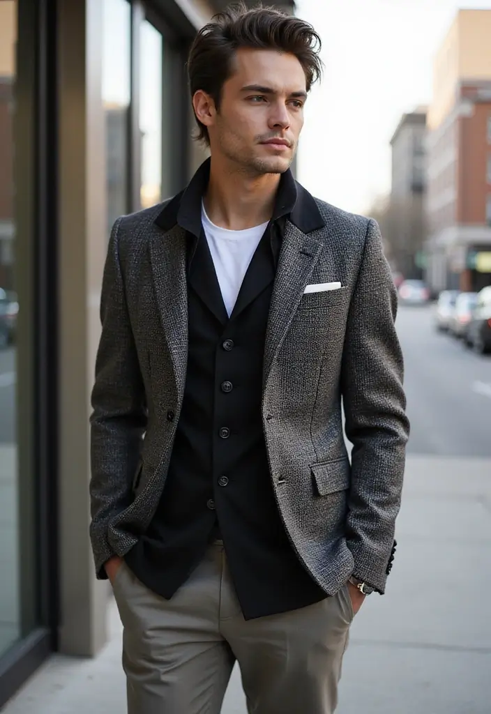 50 Mullet Hairstyles for Men with Straight Hair That Stand Out - 15. Mullet with a Quiff