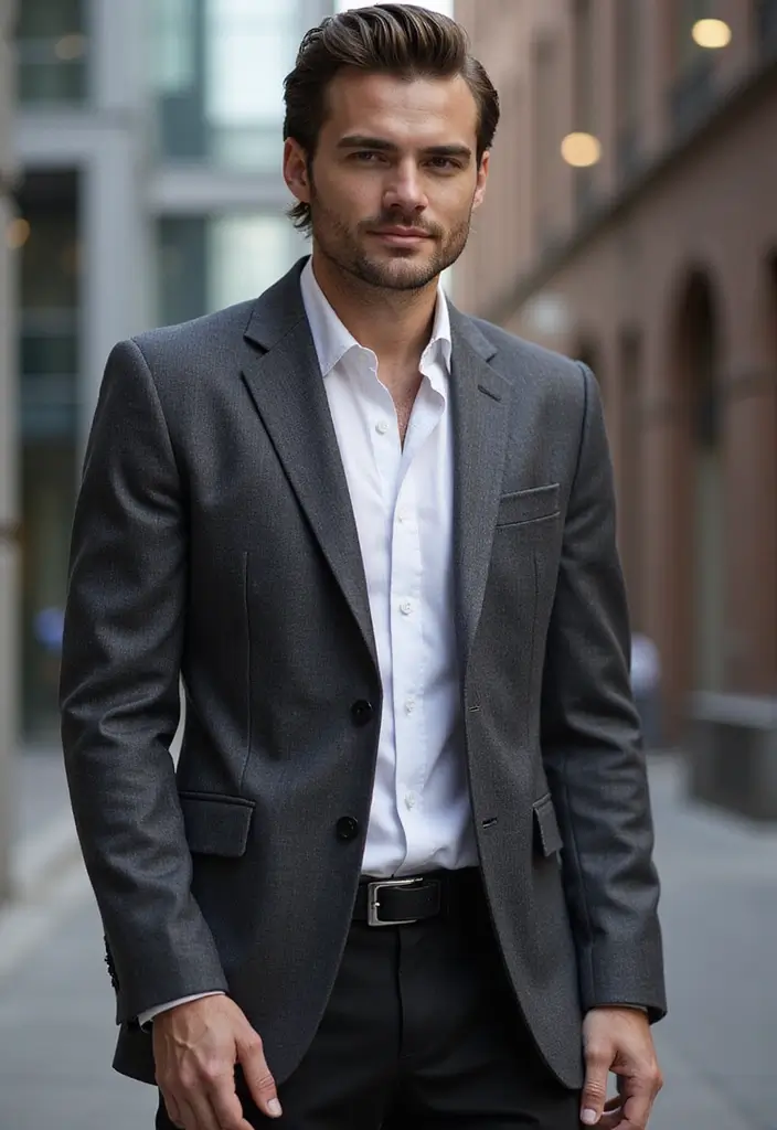 50 Mullet Hairstyles for Men with Straight Hair That Stand Out - 40. Sleek Mullet