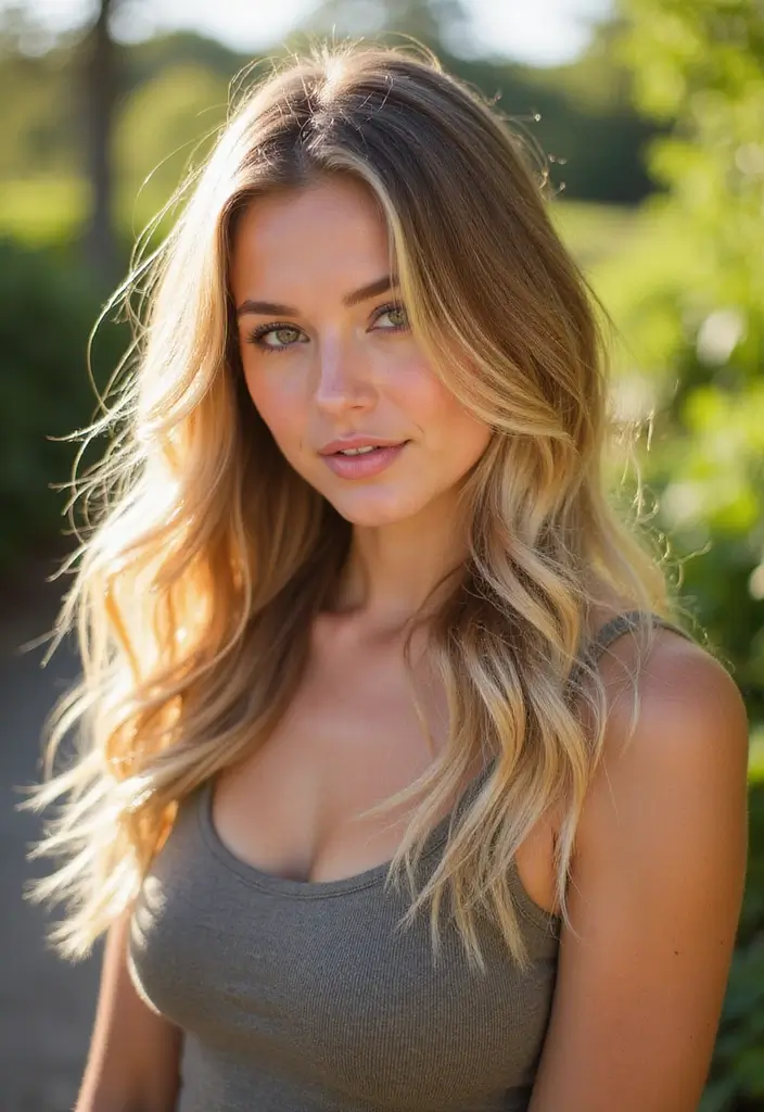 50 Natural Hair Color Ideas for a Fresh Everyday Look 2 50 Natural Hair Color Ideas for a Fresh Everyday Look - 2. Honey Blonde Highlights