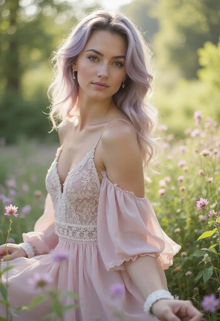 50 Natural Hair Color Ideas for a Fresh Everyday Look 21 50 Natural Hair Color Ideas for a Fresh Everyday Look - 20. Dusty Lavender