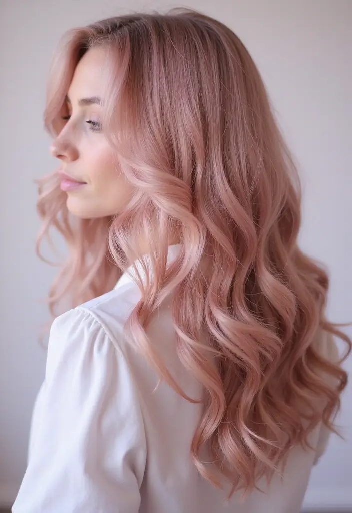 50 Natural Hair Color Ideas for a Fresh Everyday Look 28 50 Natural Hair Color Ideas for a Fresh Everyday Look - 27. Dusty Rose