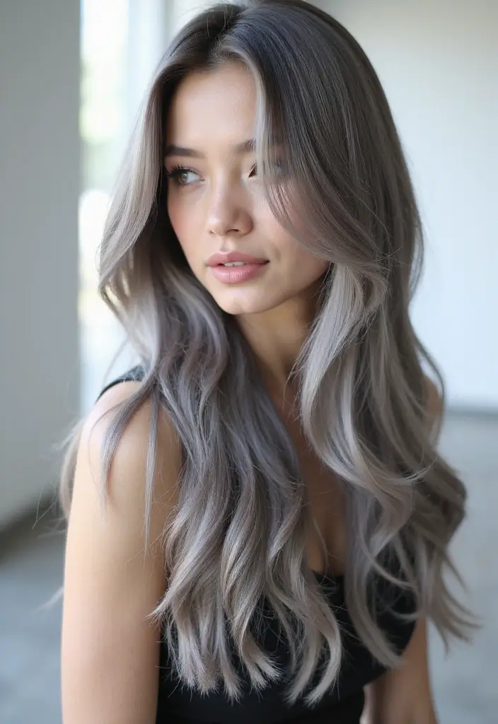 50 Natural Hair Color Ideas for a Fresh Everyday Look 30 50 Natural Hair Color Ideas for a Fresh Everyday Look - 29. Natural Ash Gray