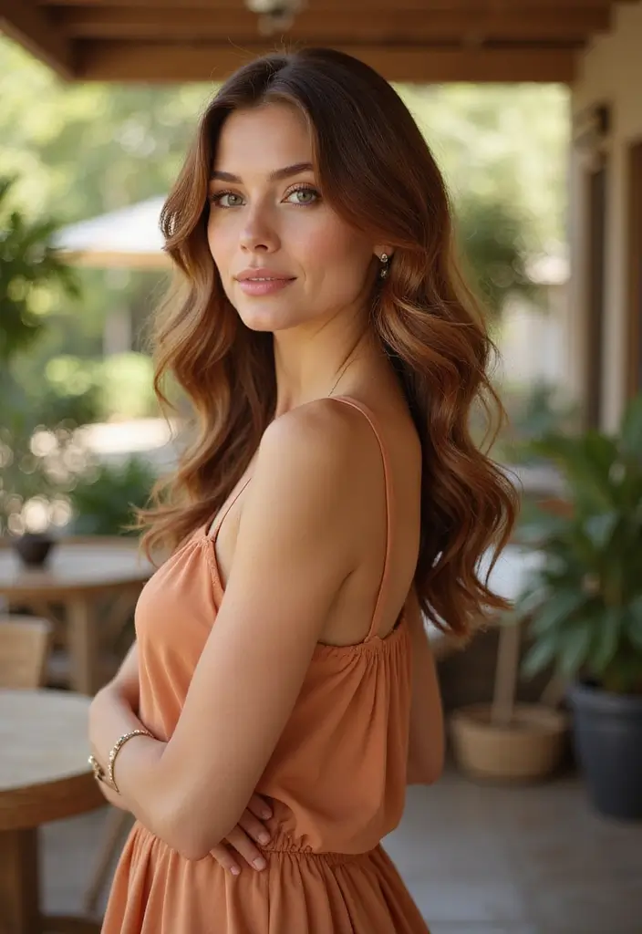50 Natural Hair Color Ideas for a Fresh Everyday Look 32 50 Natural Hair Color Ideas for a Fresh Everyday Look - 31. Chestnut with Caramel Highlights