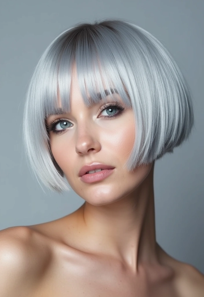 50 Natural Hair Color Ideas for a Fresh Everyday Look 9 50 Natural Hair Color Ideas for a Fresh Everyday Look - 9. Cool Silver