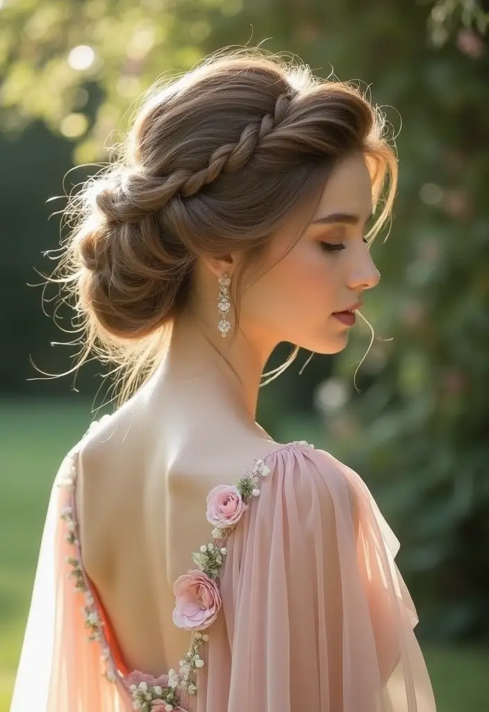 50 Packing Gel Hairstyles with Attachment That Turn Heads 42 50 Packing Gel Hairstyles with Attachment That Turn Heads - 42. Soft Updo with Braided Details