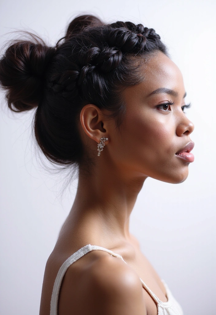 50 Packing Gel Hairstyles with Attachment That Turn Heads 44 50 Packing Gel Hairstyles with Attachment That Turn Heads - 44. Multi-Braided Bun