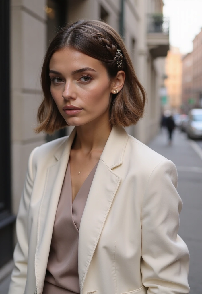 50 Packing Gel Hairstyles with Attachment That Turn Heads 49 50 Packing Gel Hairstyles with Attachment That Turn Heads - 49. Sleek Bob with Side Braid