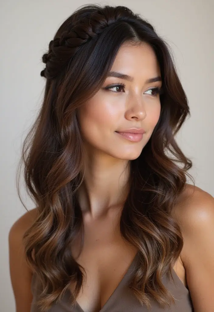 50 Packing Gel Hairstyles with Attachment That Turn Heads 7 50 Packing Gel Hairstyles with Attachment That Turn Heads - 7. Half-Up, Half-Down with Twists
