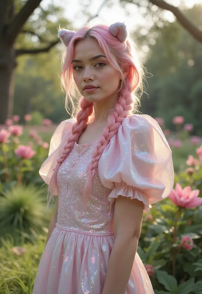 50 Pink Hair Color Ideas That Make a Bold Statement - 22. Pink Unicorn Hair