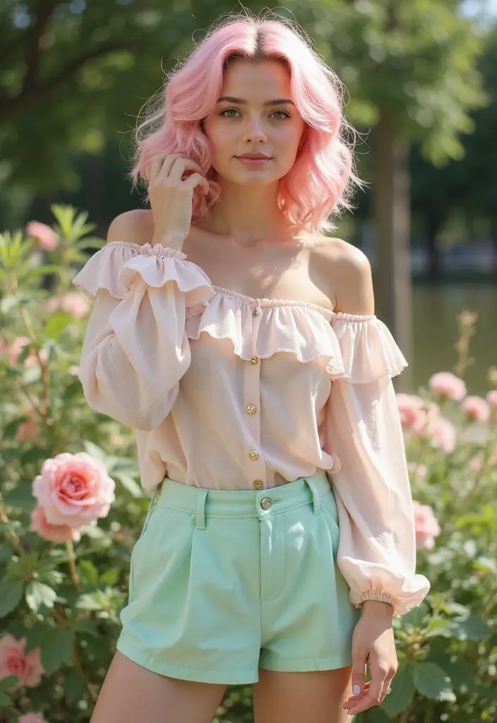 50 Pink Hair Color Ideas That Make a Bold Statement - 23. Pink Ice Cream Dreams