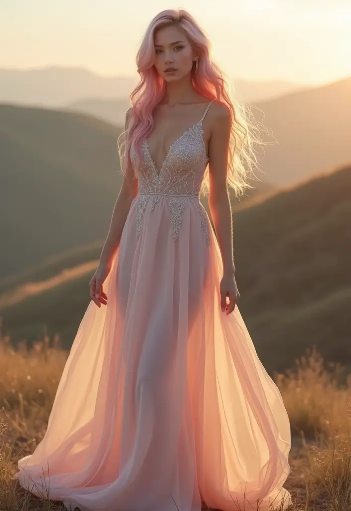 50 Pink Hair Color Ideas That Make a Bold Statement - 47. Pink Moonlight