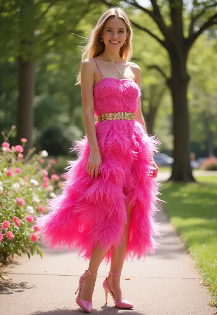 50 Pink Hair Color Ideas That Make a Bold Statement - 49. Pink Feathered Layers