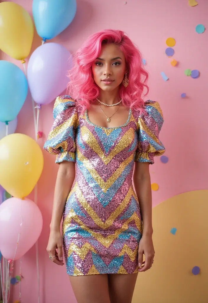 50 Pink Hair Color Ideas That Make a Bold Statement - 9. Barbie Pink Glam