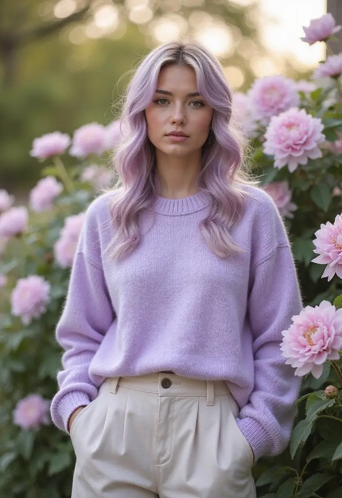 50 Purple Hair Color Ideas That Look Creative and Fun - 1. Lavender Dreams