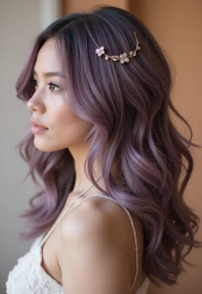 50 Purple Hair Color Ideas That Look Creative and Fun - 12. Dusty Purple