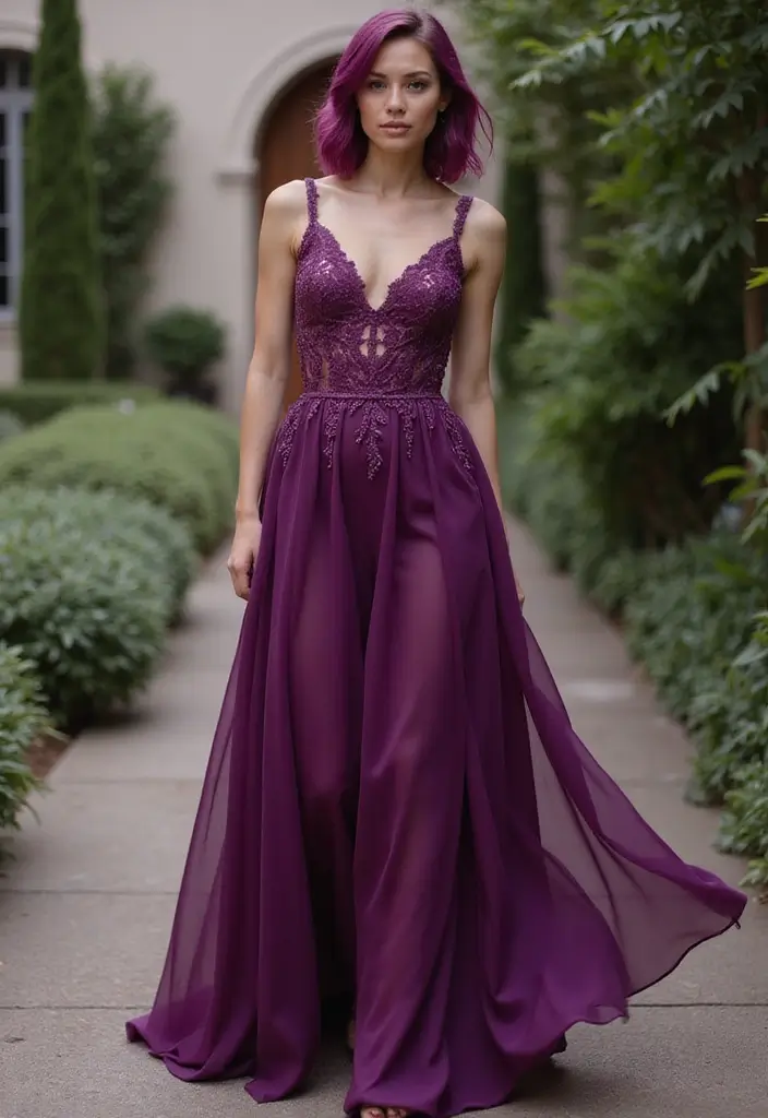 50 Purple Hair Color Ideas That Look Creative and Fun - 2. Bold Amethyst