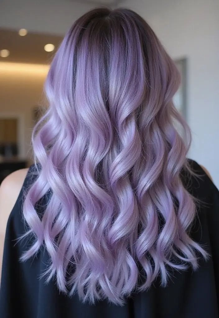 50 Purple Hair Color Ideas That Look Creative and Fun - 28. Frosted Lavender